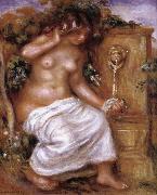 Pierre Renoir The Bather at the Fountain oil